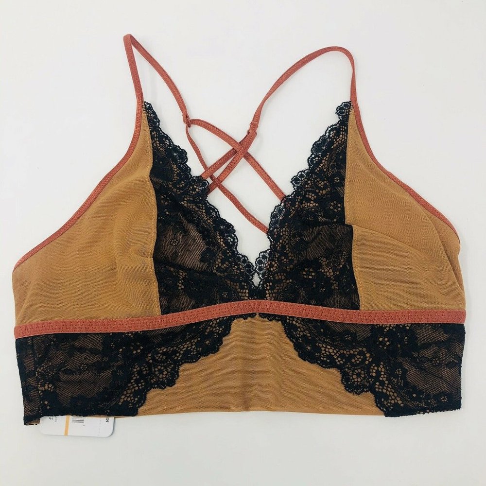 Free People Small Lea Soft Bralette Lace 897 - Picture 3 of 8
